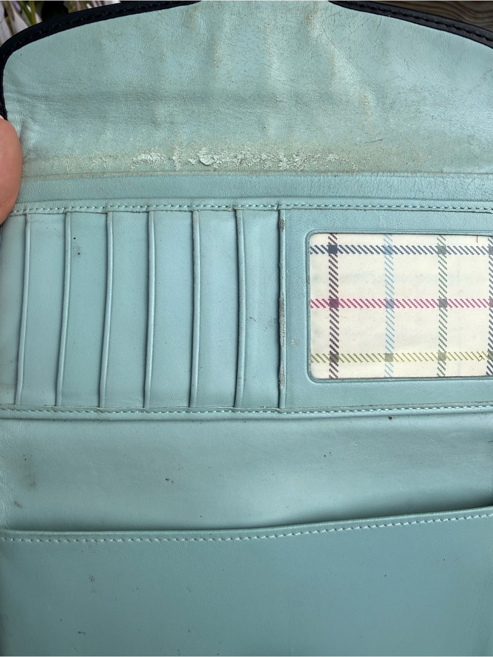 Coach Bleeker Tattersall Signature Y2K Vintage Wallet - Picture 10 of 12
